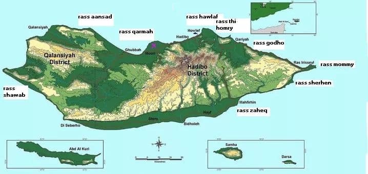 Socotra Archipelago Map