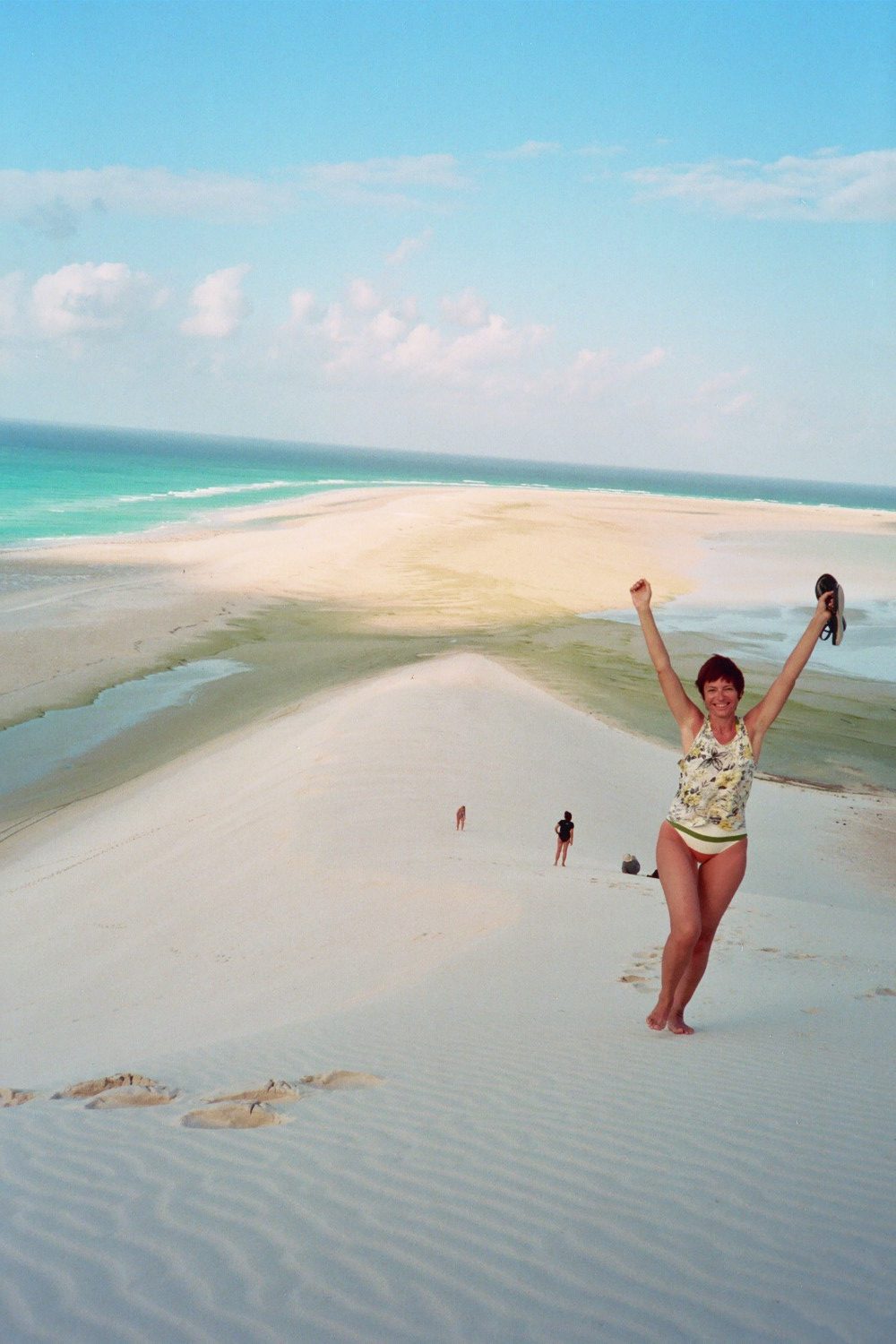 Detwan gio in cima alla duna